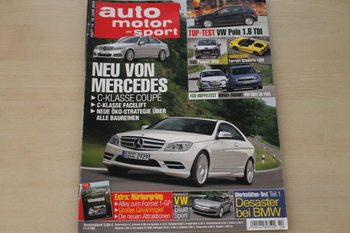 Deckblatt Auto Motor und Sport (14/2009)